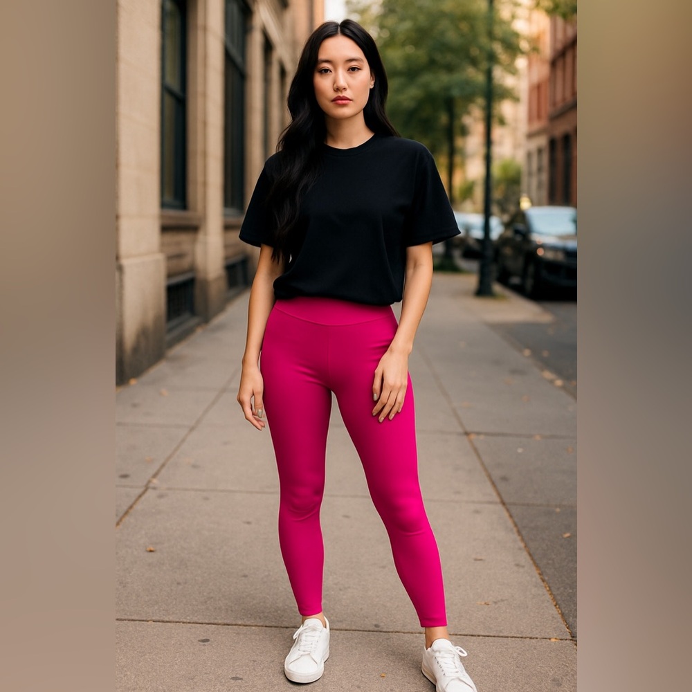 ULTRACOR COR Leggings Pink Yoga Activewear Luxury size medium - Picture 4 of 9